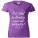 Tricou violet femei, Pot totul in Hristos, 2XL